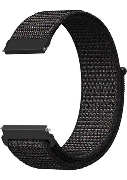 Xiaomi Gtr 47MM (22MM) Için Kumaş Desenli Çırtçırlı Kayış-Kordon