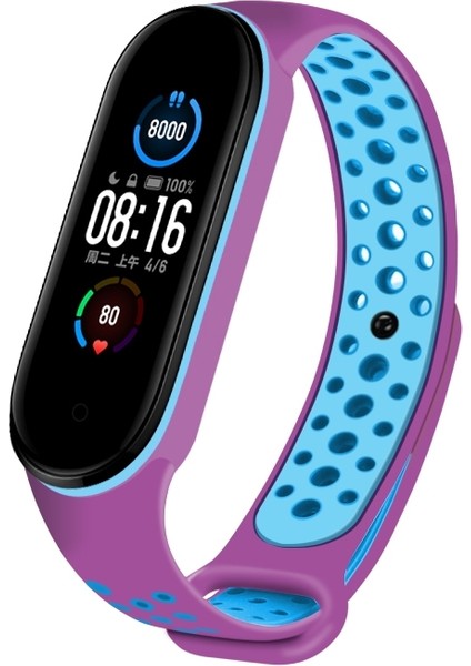 Xiaomi Mi Band 3 Için Delikli Spor Renkli Kayış-Kordon modelleri