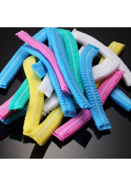 200PCS Tek Kullanımlık Kapak Elastik Toz Geçirmez Şapkalar (Yurt Dışından)