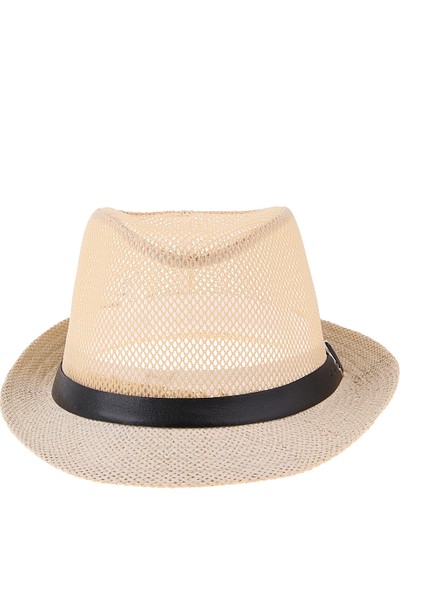 Erkek Kağıt Saman Yaz Panama Güneş Şapka Geniş Brim Fedora Trilby Stil - 60 cm Xl(Yurt Dışından) fiyatları