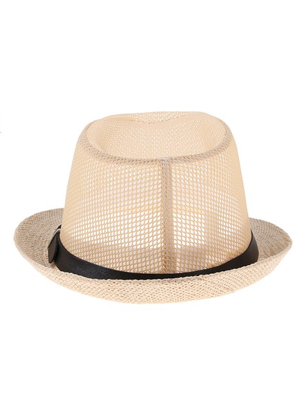 Erkek Kağıt Saman Yaz Panama Güneş Şapka Geniş Brim Fedora Trilby Stil - 60 cm Xl(Yurt Dışından) indirimleri