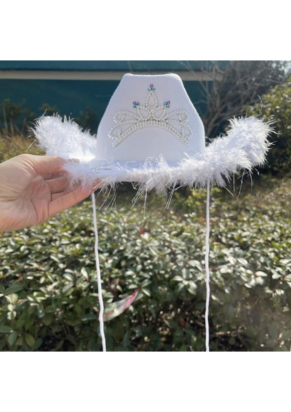 pembe Beyaz Kovboy Şapkaları(Yurt Dışından) fırsatları