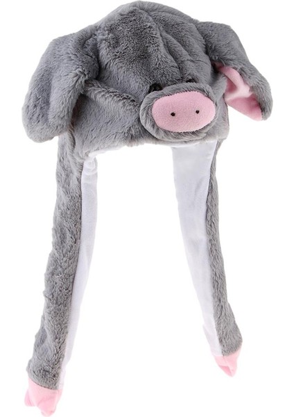 Kulak Flep Pençeli Sevimli Peluş Şapkası (Yurt Dışından)