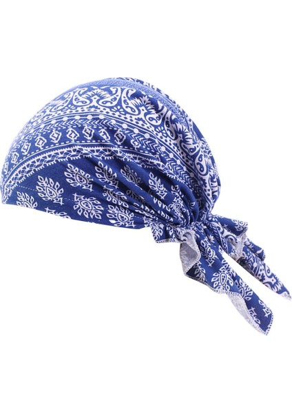 Pamuk Türban Şapkası Chemo Beanie Başörtüsü Kafatası Şapkası Bandana Kırmızı Tek Beden(Yurt Dışından)