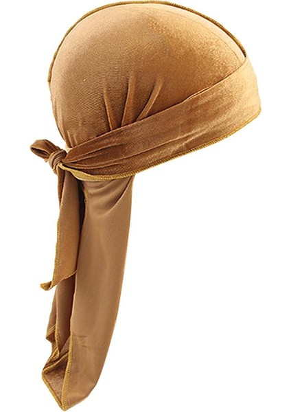 Zarif Kadife Bandana Şapka Durag Uzun Kuyruk Beanie (Yurt Dışından)
