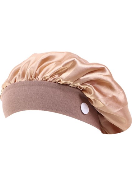 Ipek Ayarlanabilir Scrub Kemo Uyku Bonnet Kafa Sarısı Düğmeler(Yurt Dışından)