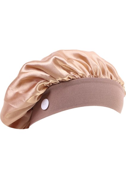 Ipek Ayarlanabilir Scrub Kemo Uyku Bonnet Kafa Sarısı Düğmeler(Yurt Dışından)