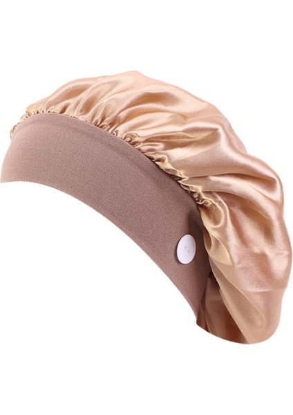 Ipek Ayarlanabilir Scrub Kemo Uyku Bonnet Kafa Sarısı Düğmeler(Yurt Dışından)