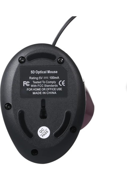 Şarj Edilebilir Optik Ergonomik Kablosuz Dikey Fare - Mor (Yurt Dışından)