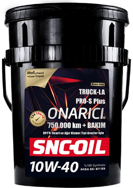 Snc- Oil Pro-S Plus Onarıcı 10W-40 (Ticari Araçlar, Üretim YILI : 2023) 750.000+ 20LT