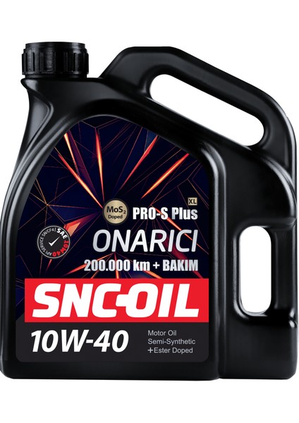 -OIL Pro-S Plus Onarıcı 10W-40 200.000 km 4 Litre Motor yağı ( ÜRETİM YILI 2022 )