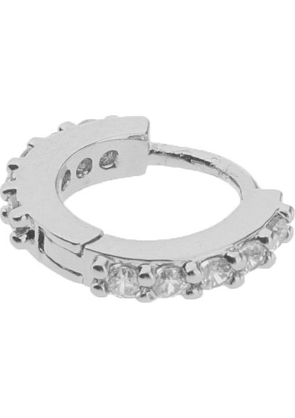 Küçük Huggie Küpeler Bakır Zirkon Sarmal Çember Küpe 6 mm. (Yurt Dışından)
