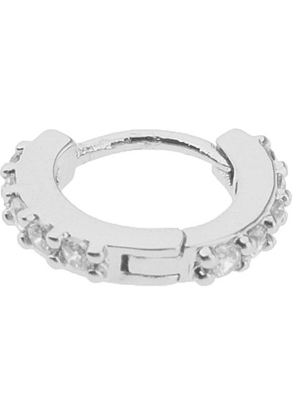 Küçük Huggie Küpeler Bakır Zirkon Sarmal Çember Küpe 6 mm. (Yurt Dışından)