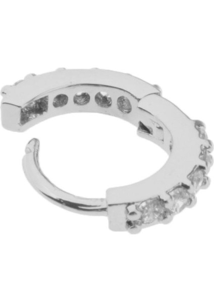 Küçük Huggie Küpeler Bakır Zirkon Sarmal Çember Küpe 6 mm. (Yurt Dışından)