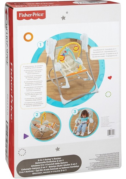 Fisher Price BFH07 Fisher-Price® 3ü1 Arada Salıncak