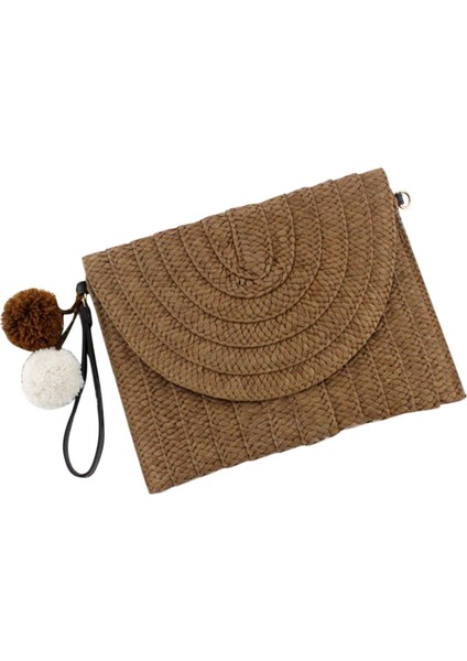 El Dokuması Kadın Saman Çanta Çanta Çapraz Gövde Kayışı (Yurt Dışından)