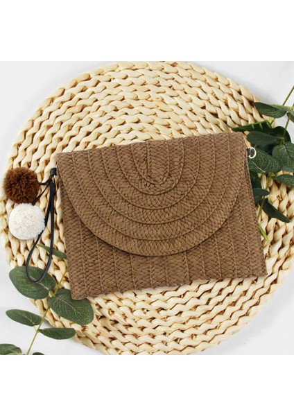 El Dokuması Kadın Saman Çanta Çanta Çapraz Gövde Kayışı (Yurt Dışından) modelleri