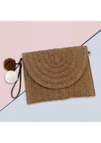 El Dokuması Kadın Saman Çanta Çanta Çapraz Gövde Kayışı (Yurt Dışından) indirimleri