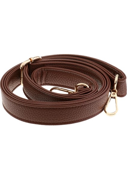 Pu Deri Crossbody Çanta Omuz Çantası Kayış Yedek 135 cm Kahve(Yurt Dışından)