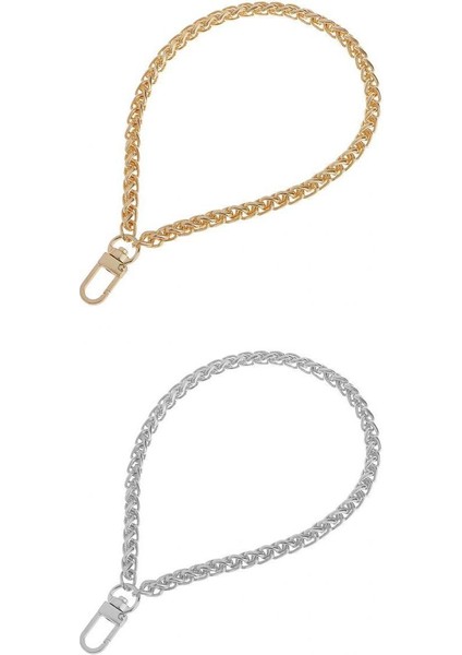 Lovoski 2pc/set Sıska Çanta Zinciri Yedek Kolu Çanta El Çantası Için(Yurt Dışından)