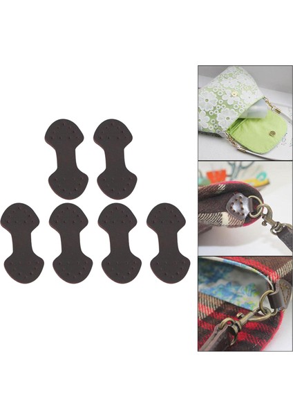 Dıy Örgü Tığ Torbaları Kayış D Halka Konnektör Ped 6pcs(Yurt Dışından) indirimleri