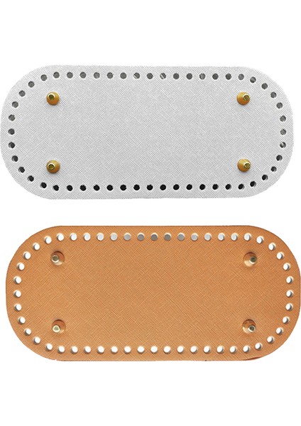 2x Dıy El Dokumalı Torbalar Alt Ped, Çapraz Gövde Ekleme Parçaları 52 Delik(Yurt Dışından)