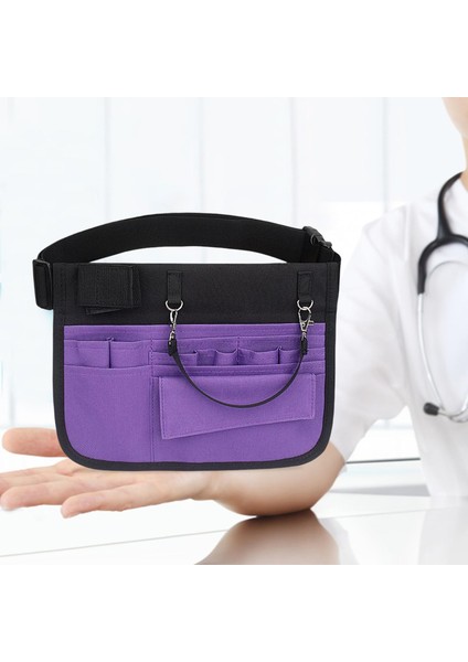 Hemşireler Koruma Bel Çanta Ayarlanabilir Fanny Pack Poşeti Oxford Bez Aksesuarları Mor(Yurt Dışından) fırsatları