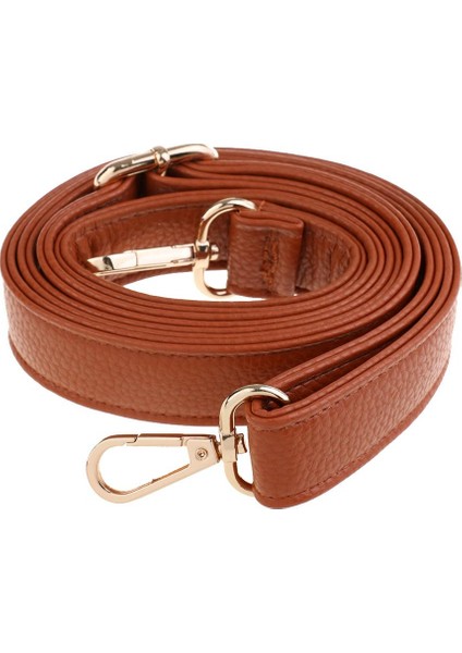 Pu Deri Crossbody Çanta Omuz Çantası Kayış Yedek 135 cm Haki(Yurt Dışından)