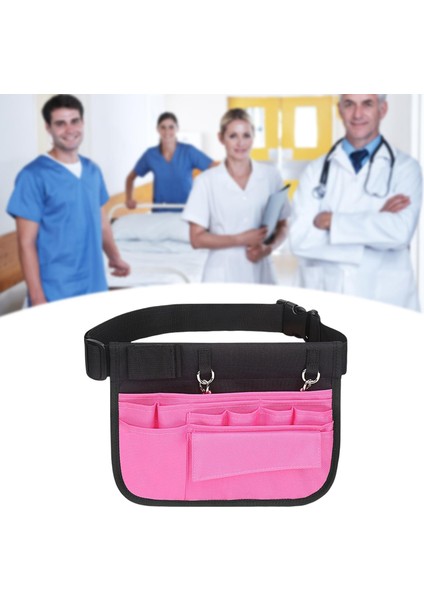 Hemşireler Koruma Bel Çanta Ayarlanabilir Fanny Pack Poşeti Oxford Bez Aksesuarları Pembe(Yurt Dışından) indirimleri
