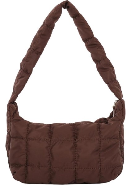 Kadınlar Pamuk Kapitone Kış Omuz Çantası (Yurt Dışından)