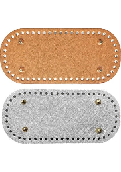 2x Dıy El Dokumalı Torbalar Alt Ped, Çapraz Gövde Ekleme Parçaları 52 Delik(Yurt Dışından)