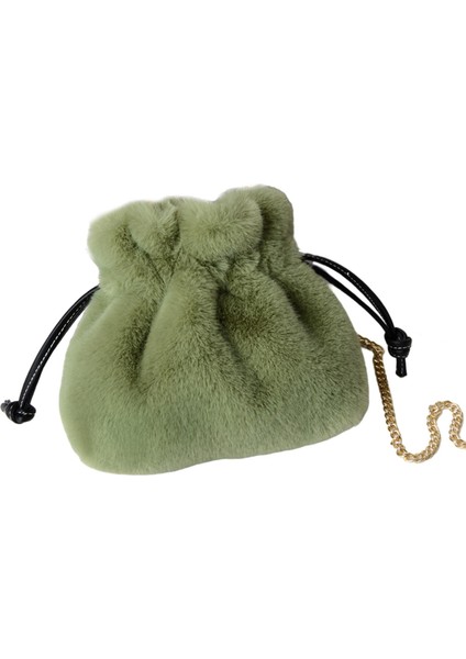 Moda Peluş Omuz Çantası Çanta Çanta Crossbody Çanta Kadın Parti Yeşil Için(Yurt Dışından) fiyatları
