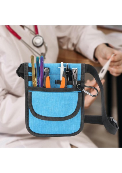 Hemşire Fanny Pack Organizer Torama Tutucu Stetoskoplar Mavi Için Kalça Çantası(Yurt Dışından)