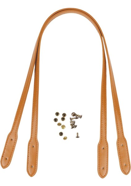 72 cm Çanta Askısı Yedek Pu Deri Perçin Omuz Crossbody Sapı (Yurt Dışından)