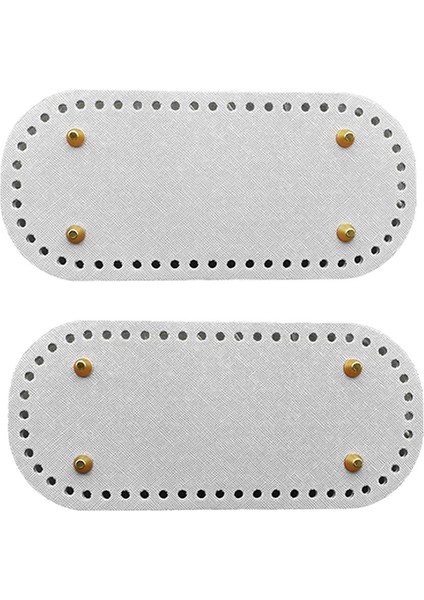 2x Dıy El Dokumalı Torbalar Alt Ped, Çapraz Gövde Ekleme Parçaları 52 Delik(Yurt Dışından)