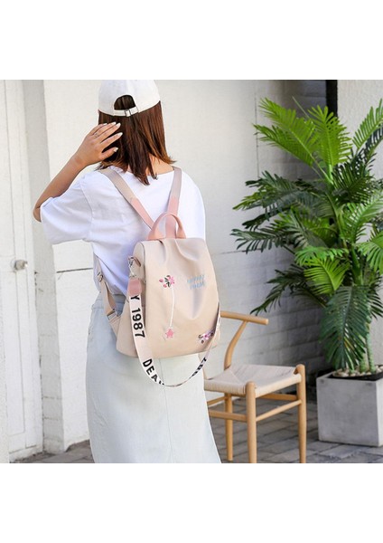 Casual Sırt Çantası Omuz Çantası Seyahat Için Açık Daypack Sırt Çantası Bej(Yurt Dışından) fiyatları