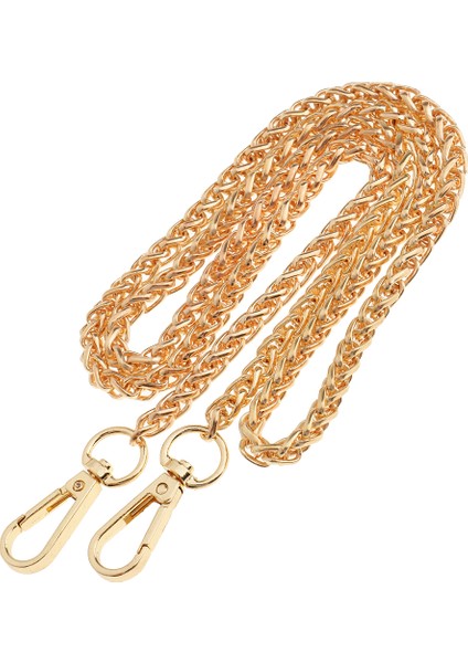 Metal Crossbody Omuz Çantası Zincir Askısı Çanta Çanta Yapma 120 cm Altın(Yurt Dışından)
