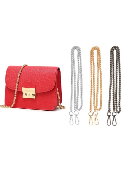 Metal Crossbody Omuz Çantası Zincir Askısı Çanta Çanta Yapma 120 cm Altın(Yurt Dışından) fırsatları