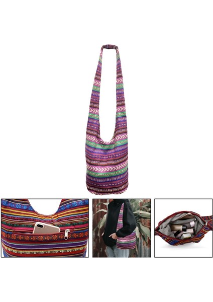 2 x Sling Torbaları Çantalar Crossbody Omuz Kova Çantaları(Yurt Dışından) indirimleri