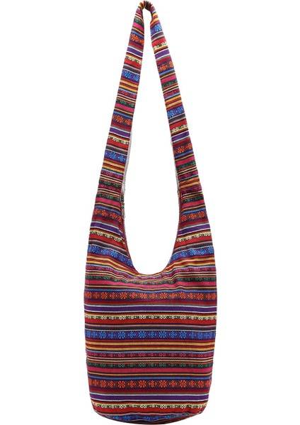 2x Hippi Crossbody Bag Sling Torbaları Çanta Zip Kapatma(Yurt Dışından) fiyatları