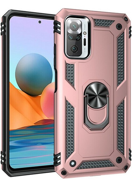Xiaomi Redmi Note 10 Kılıf Ultra Korumalı Yüzüklü Manyetik Vega Kapak