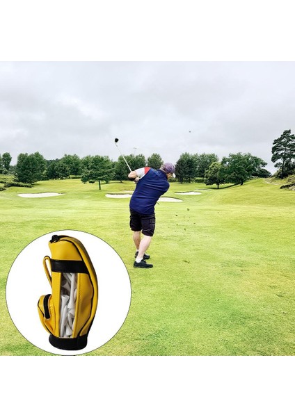 Golf Topları Çanta Bel Tutucu Erkekler İçin Spor Golf Mücadele Spor Aksesuarları Sarı 50 Parça (Yurt Dışından) modelleri