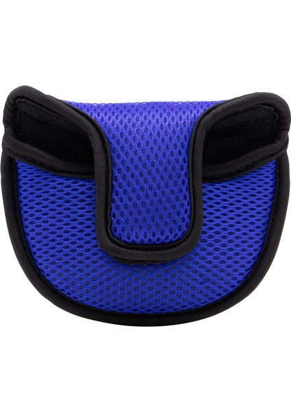 Taşınabilir Golf Putter Mallet Kapak Headcover Mavi (Yurt Dışından)