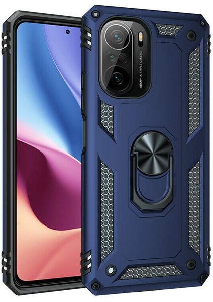 Xiaomi Mi 11X Pro Kılıf Ultra Korumalı Yüzüklü Manyetik Vega Kapak