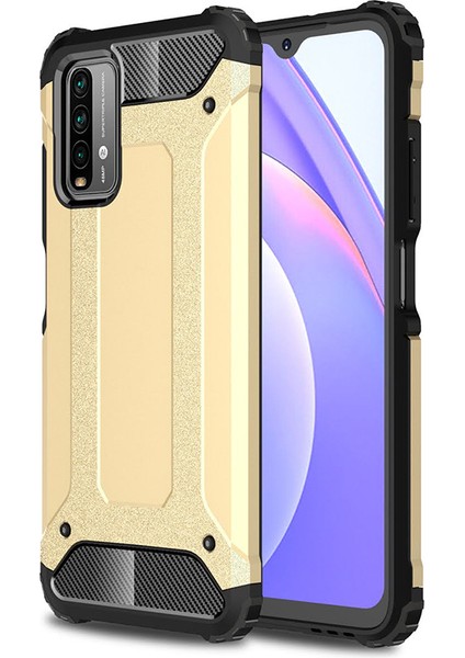 Xiaomi Redmi Note 9 4g Kılıf Çift Katmanlı Armour Case