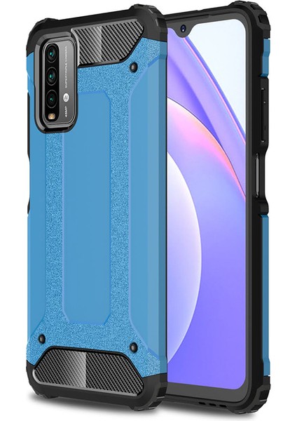 Xiaomi Redmi 9t Kılıf Çift Katmanlı Armour Case
