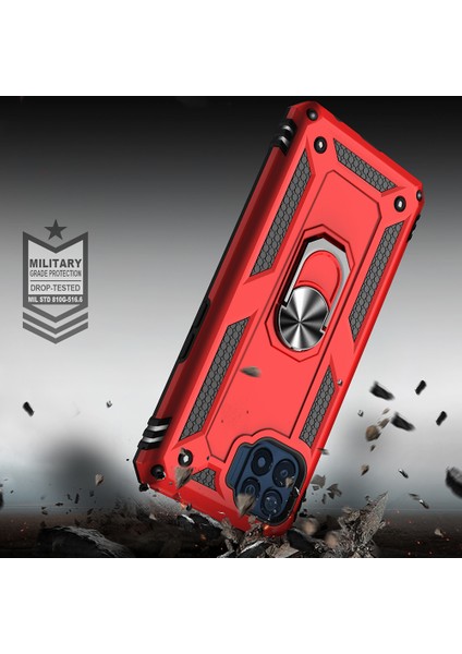 Oppo Reno 4 Lite Kılıf Ultra Korumalı Yüzüklü Manyetik Vega Kapak modelleri