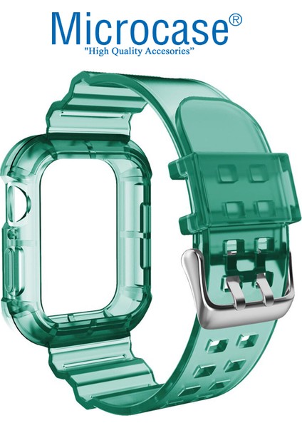 Apple Watch 42 mm - 44 mm - 45 mm Uyumlu Kılıf Korumalı Silikon Kordon Kayış - KY22-2 fiyatları