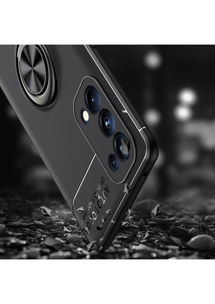 Oppo Reno 5 Kılıf Yüzüklü Manyetik Ravel Silikon fiyatları