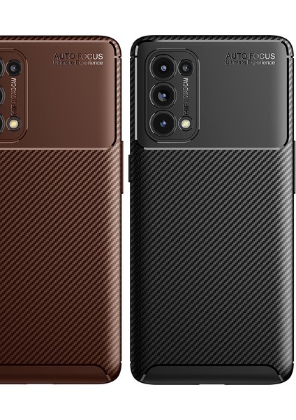 Oppo Reno 5 Pro 5g Kılıf Karbon Desenli Lux Negro Silikon modelleri